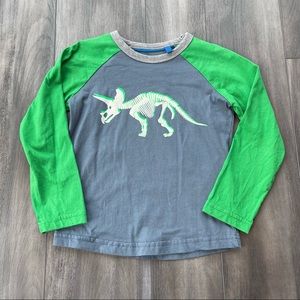 EUC Mini Boden Glow in the Dark Dinosaur Long Sleeve